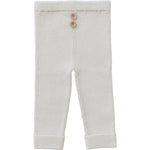 Cream Knit Leggings - White, Textile, Wool, Woolen, Creative arts | Everetts Place
