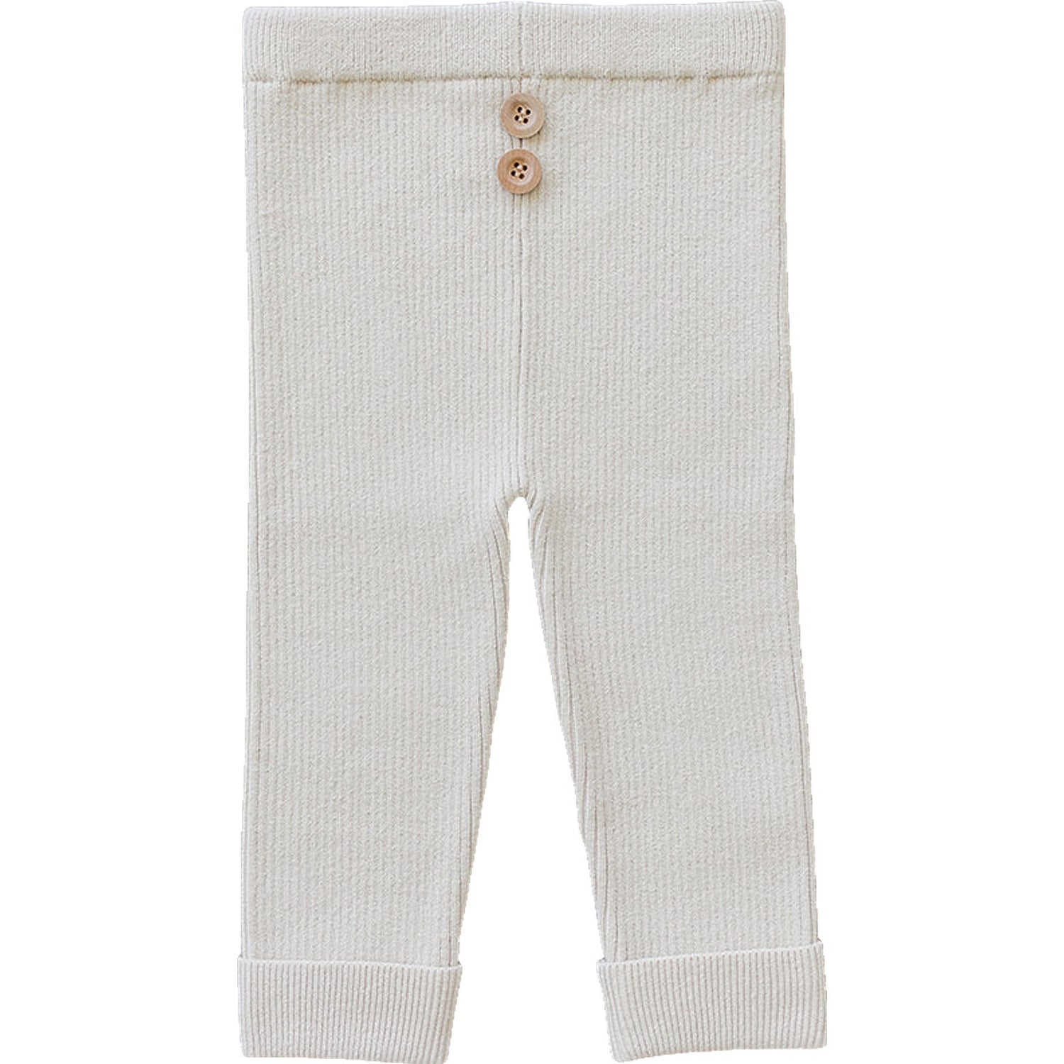 Cream Knit Leggings - White, Textile, Wool, Woolen, Creative arts | Everetts Place