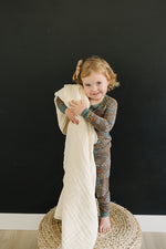 Mebie Baby Cream Lace Muslin Quilt - 