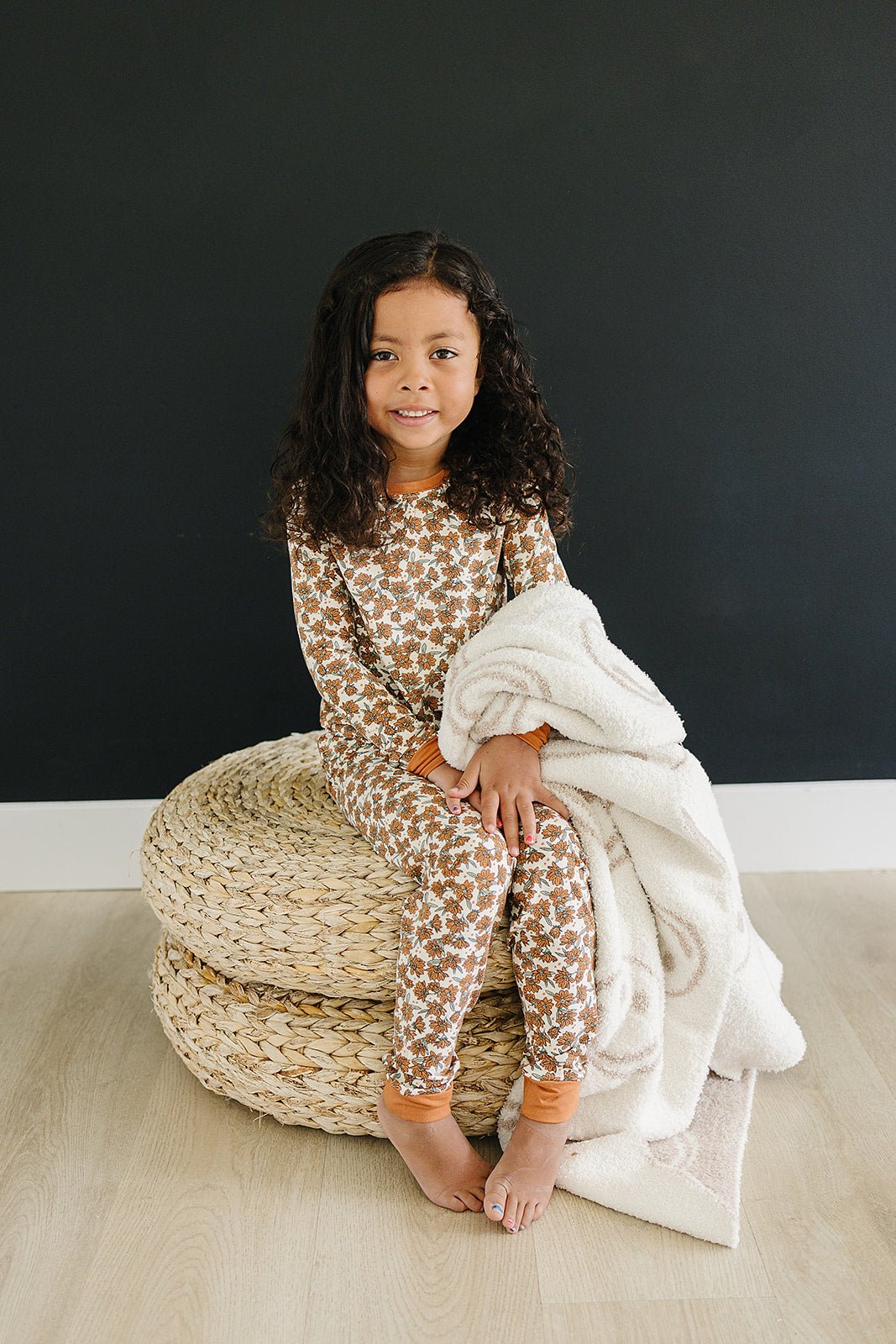 Mebie Baby Cream Magnolia Bamboo Cozy Set - 