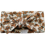 Mebie Baby Cream Magnolia Bamboo Head Wrap - 