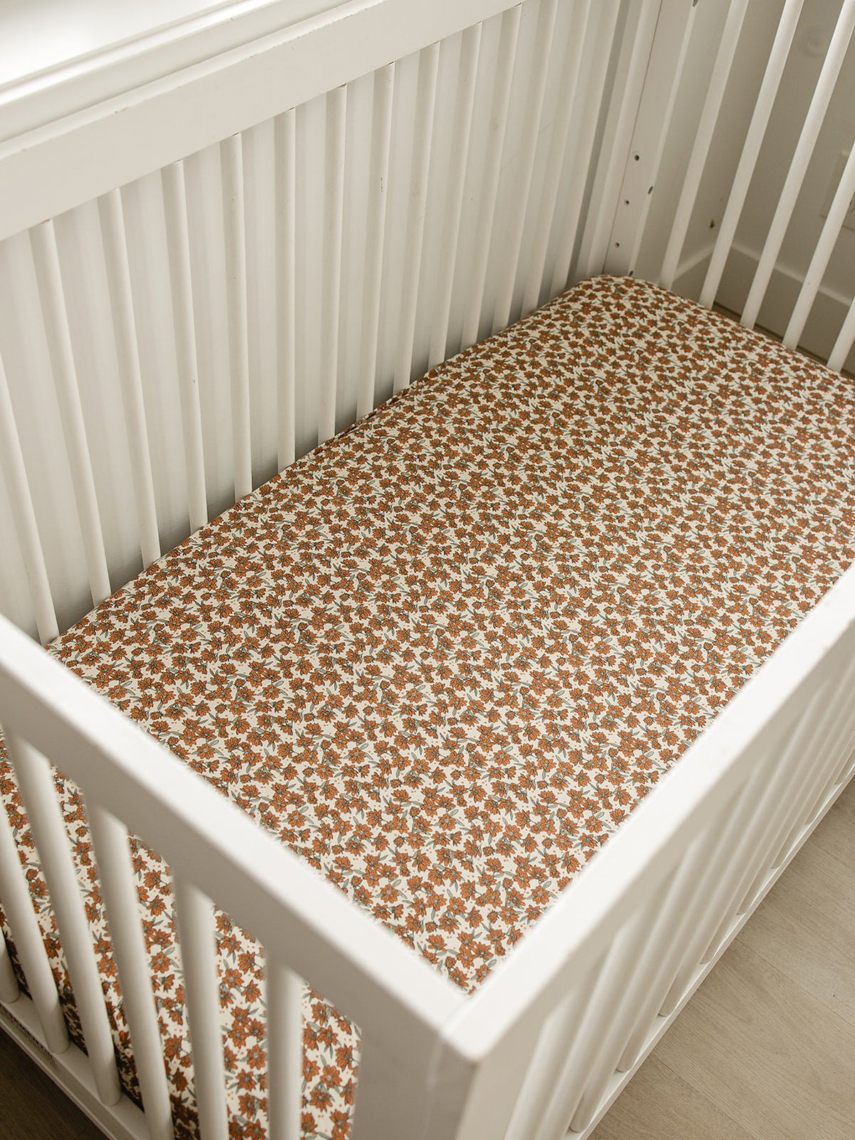 Mebie Baby Cream Magnolia Bamboo Stretch Crib Sheet Mebie Baby - 
