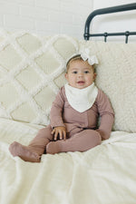 Mebie Baby Cream Muslin Bib - 