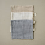Mebie Baby Cream Muslin Burp Cloth - 