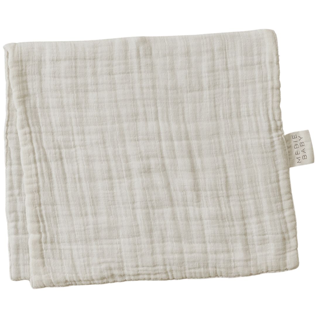 Mebie Baby Cream Muslin Burp Cloth - 