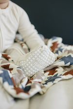 Mebie Baby Cream Ribbed Bamboo Zipper - 