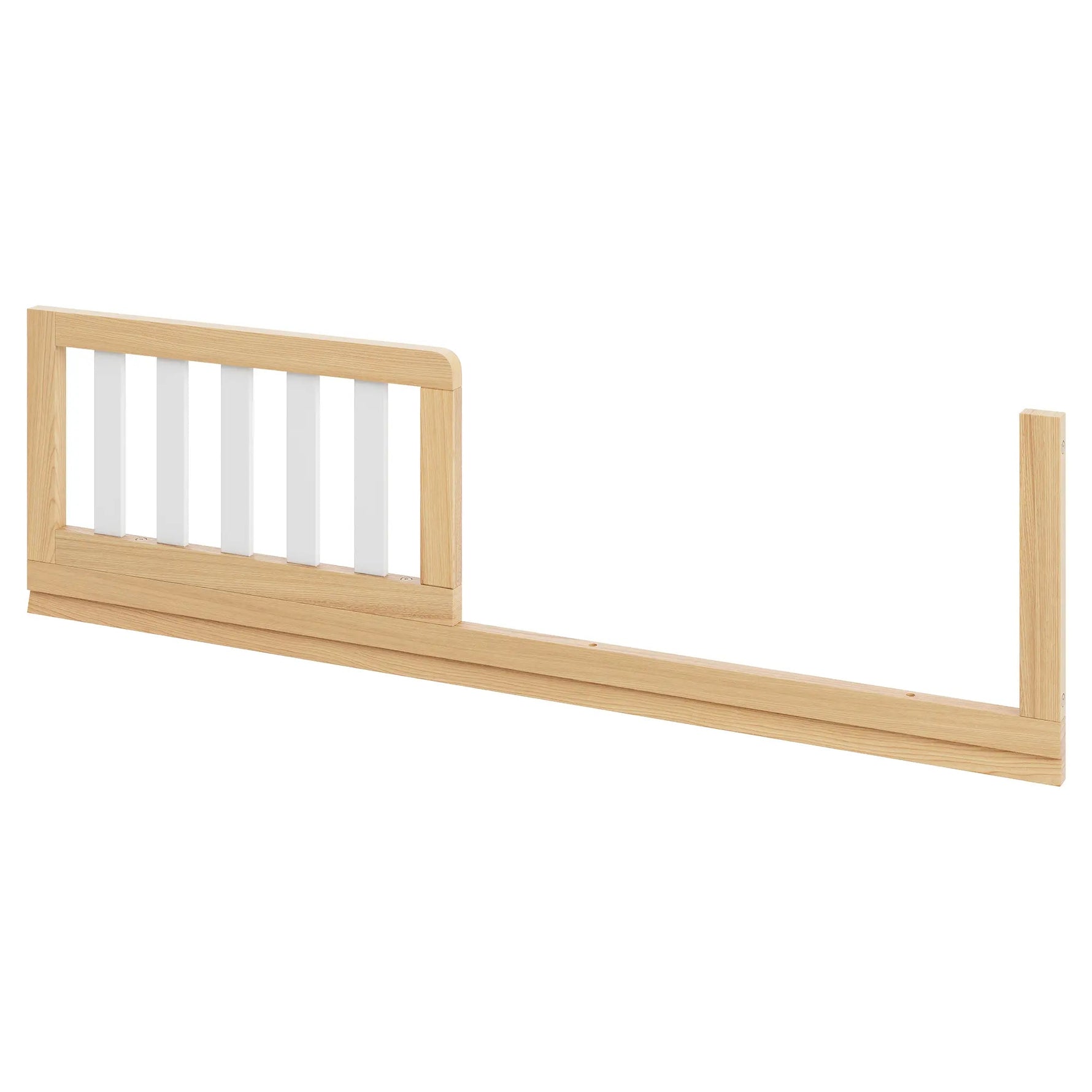 Comfy Cubs Crib Conversion Kit White Bars With Natural Wood Frame Comfy Cubs 