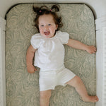 Extra Soft Muslin Crib Sheet by Mushie