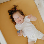 Extra Soft Muslin Crib Sheet by Mushie