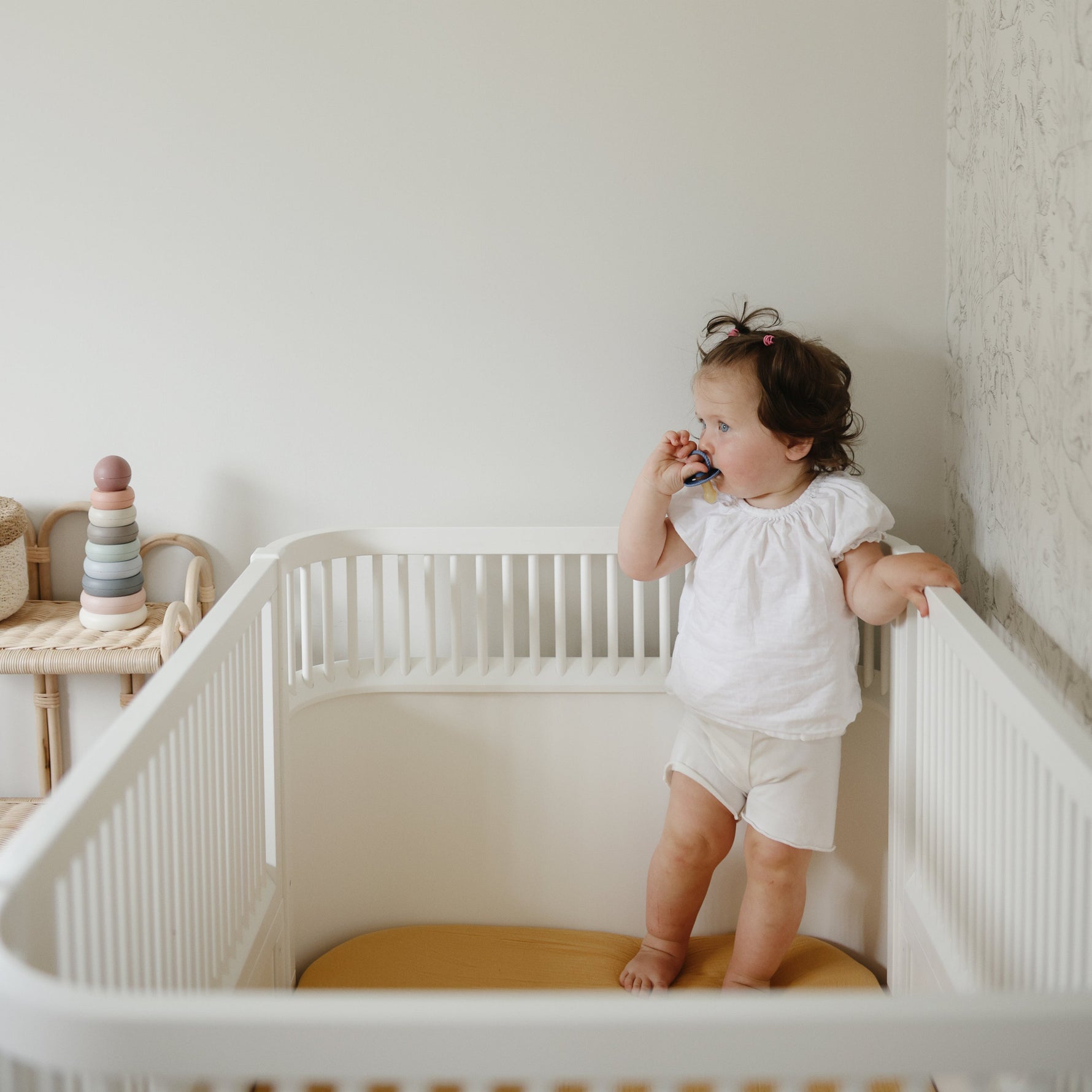Extra Soft Muslin Crib Sheet by Mushie