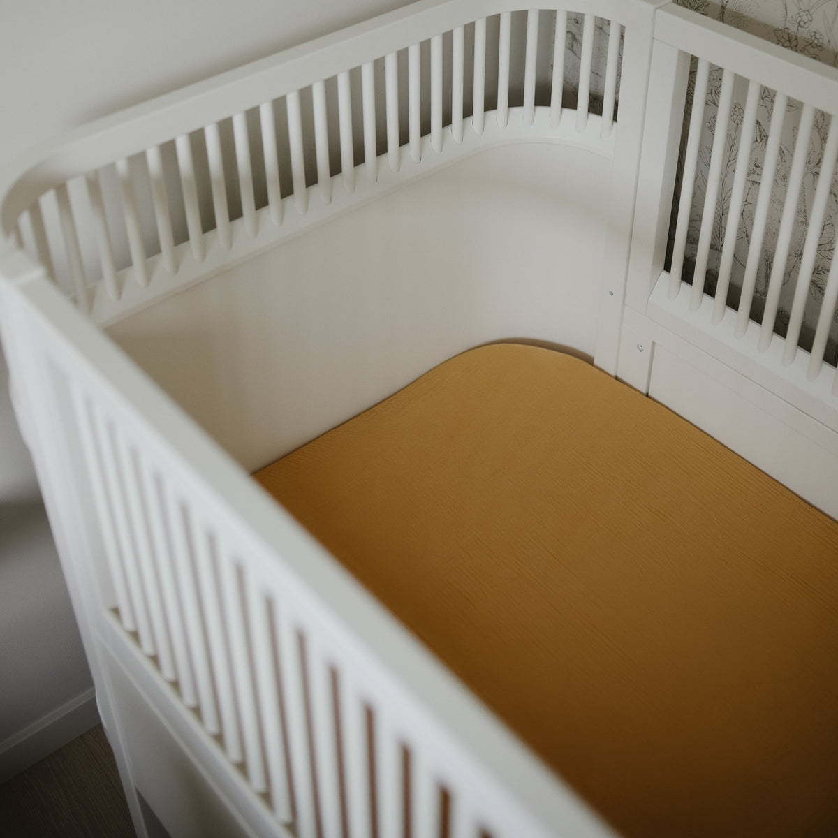 Extra Soft Muslin Crib Sheet by Mushie