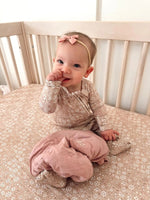 Little Joy Co. Cuddle Pup Bamboo Puppy Lovey Butterscotch Mint Olive - 