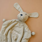 Little Joy Co. Cuddle Pup Bamboo Puppy Lovey Butterscotch Mint Olive - 