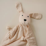 Little Joy Co. Cuddle Pup Bamboo Puppy Lovey Butterscotch Mint Olive - 