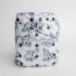 Animals and Insects: Essentials Pocket Cloth Diaper with Athletic Wicking Jersey, Grows with your Baby - Everetts Place Boutique - Pocket Diaper