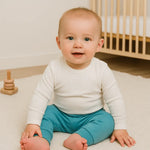 Finn + Emma cuffed pants | vintage aqua - 