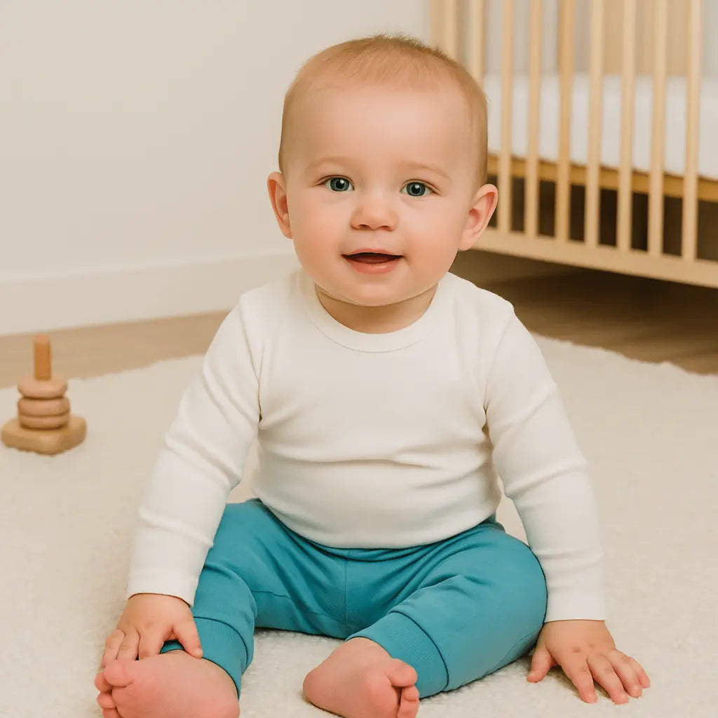 Finn + Emma cuffed pants | vintage aqua - 