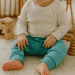 Finn + Emma cuffed pants | vintage aqua - 