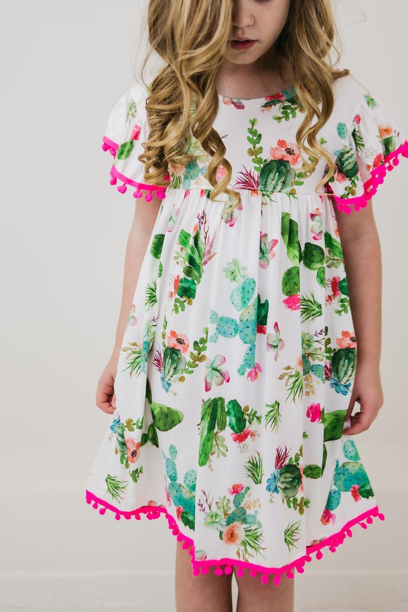 Mila & Rose ® Cute Cactus Pom Pom DressEveretts Place