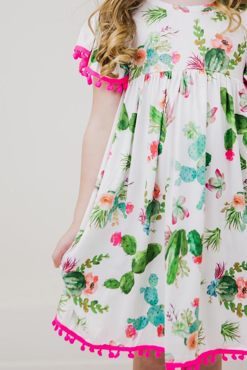 Mila & Rose ® Cute Cactus Pom Pom DressEveretts Place