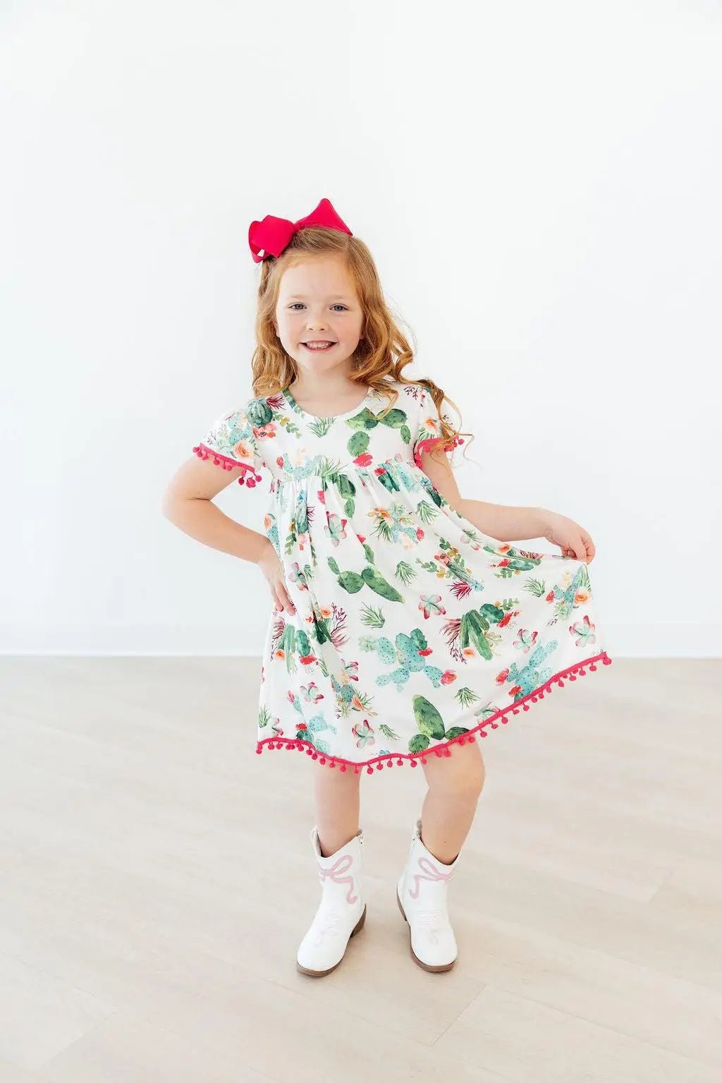 Mila & Rose ® Cute Cactus Pom Pom Dress - 