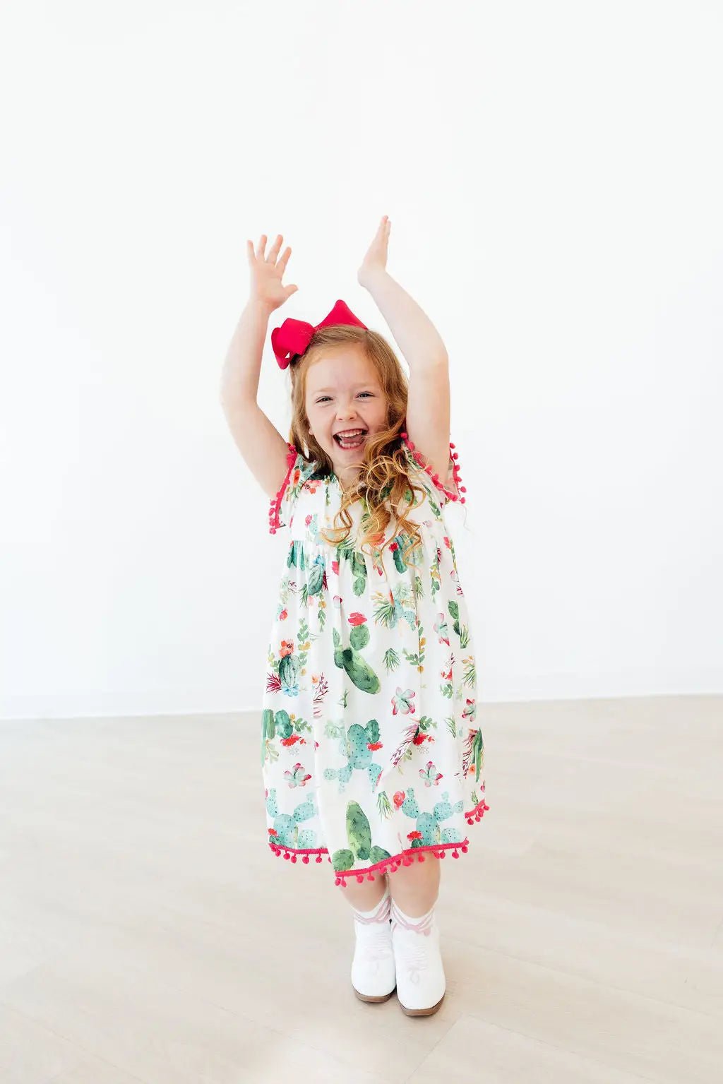 Mila & Rose ® Cute Cactus Pom Pom Dress - 