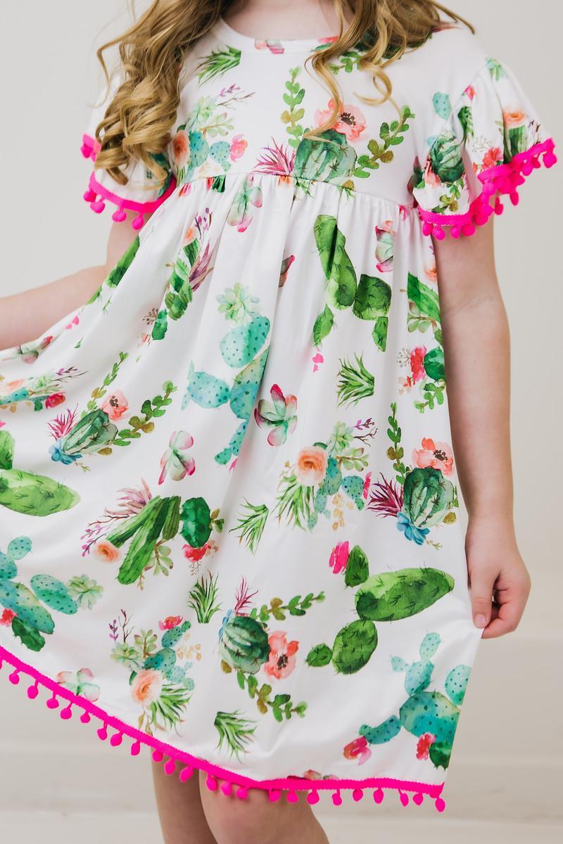 Mila & Rose ® Cute Cactus Pom Pom DressEveretts Place