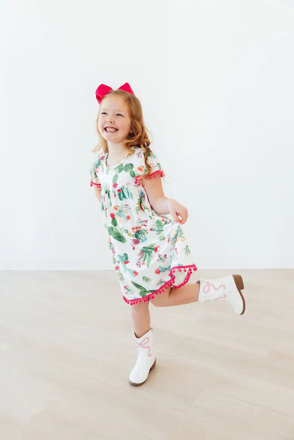 Mila & Rose ® Cute Cactus Pom Pom Dress - 