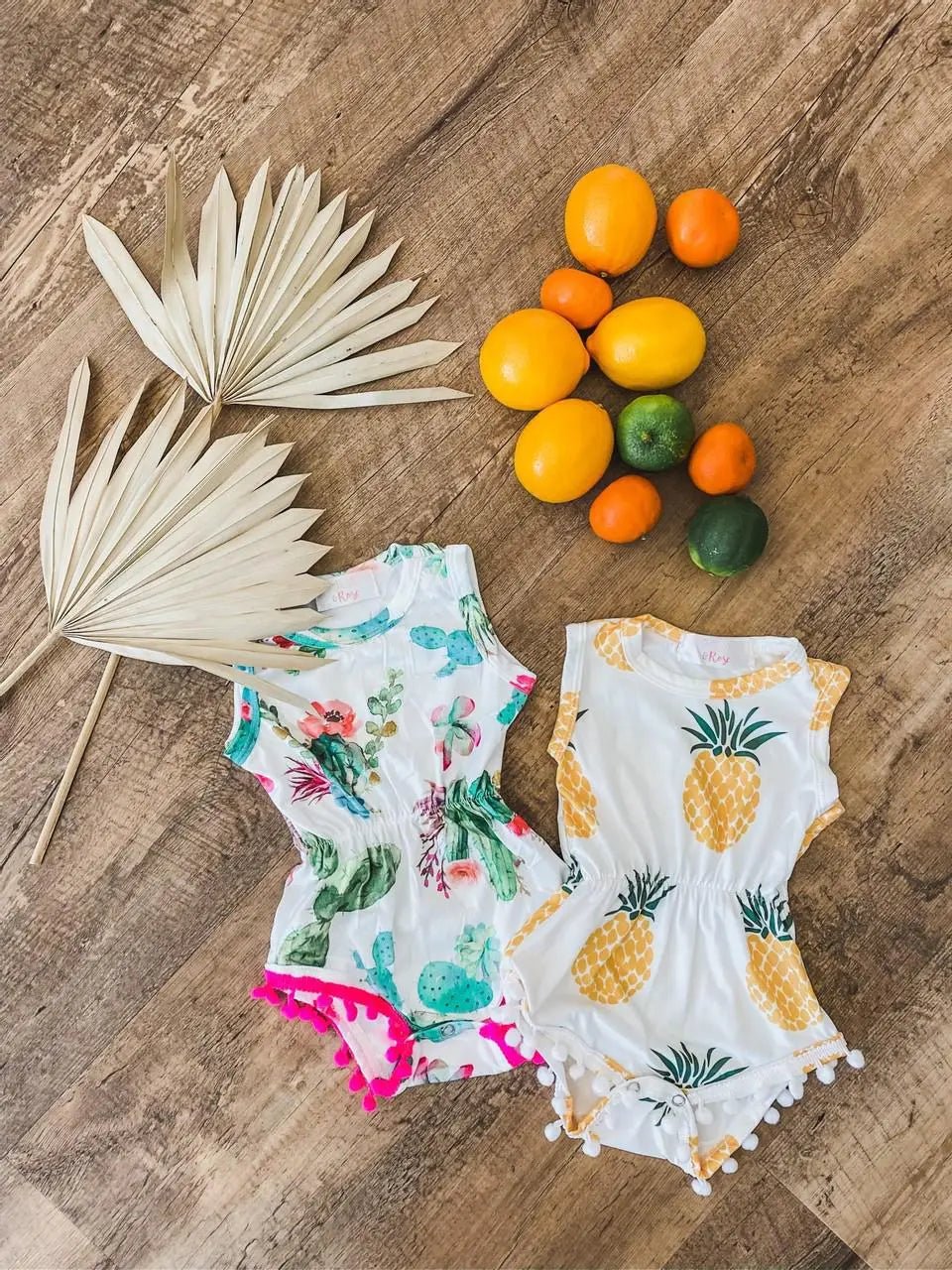 Mila & Rose ® Cute Cactus Pom Pom Romper - 