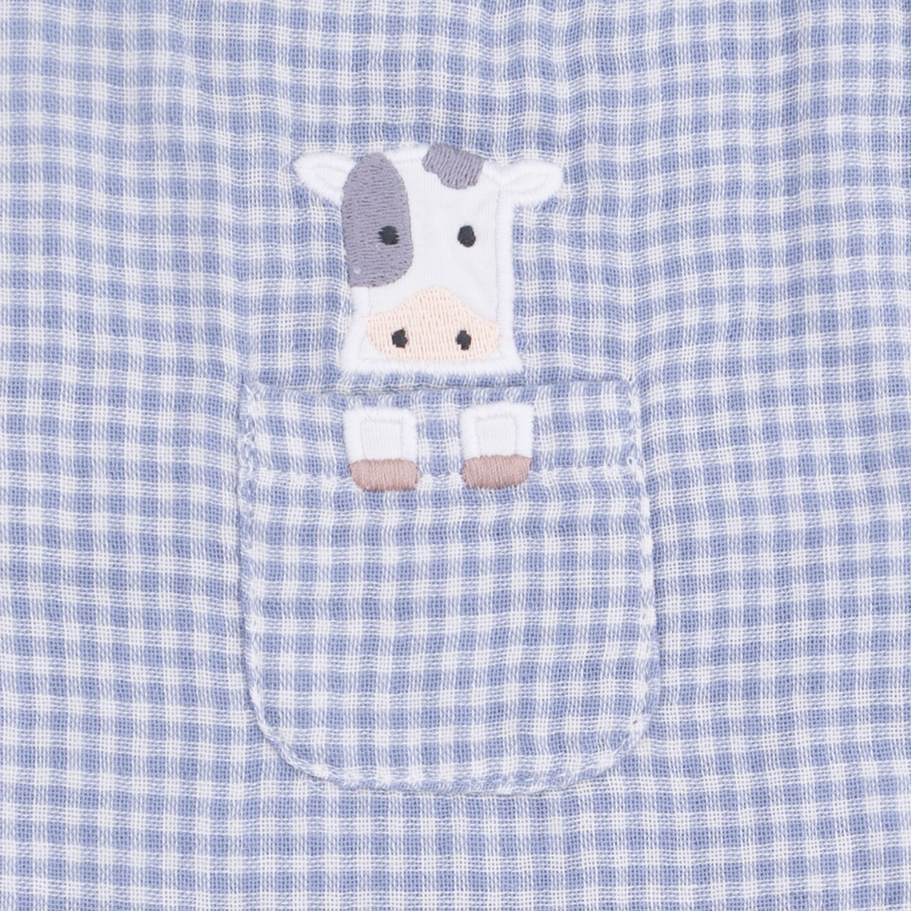 Angel Dear Cute Farm Animals Appliques - Jon Jon with Short Sleeve BodysuitEveretts Place