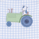 Angel Dear Cute Farm Animals Appliques - Overall Shortie with Short Sleeve BodysuitEveretts Place
