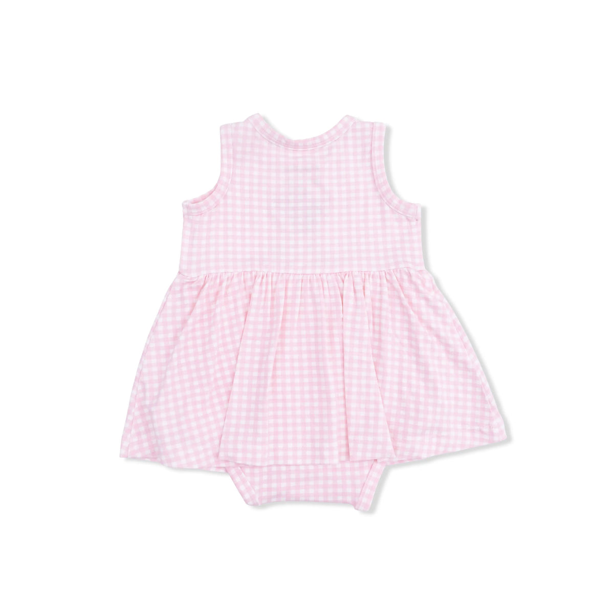Angel Dear Cute Farm Animals Appliques - Tank Bodysuit Dress - 
