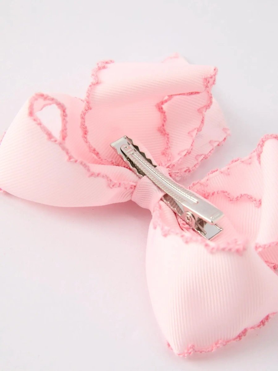 Rylee Faith Designs Cute Halloween Ghost Bow Hairpin for Festive Costume Accessories - 