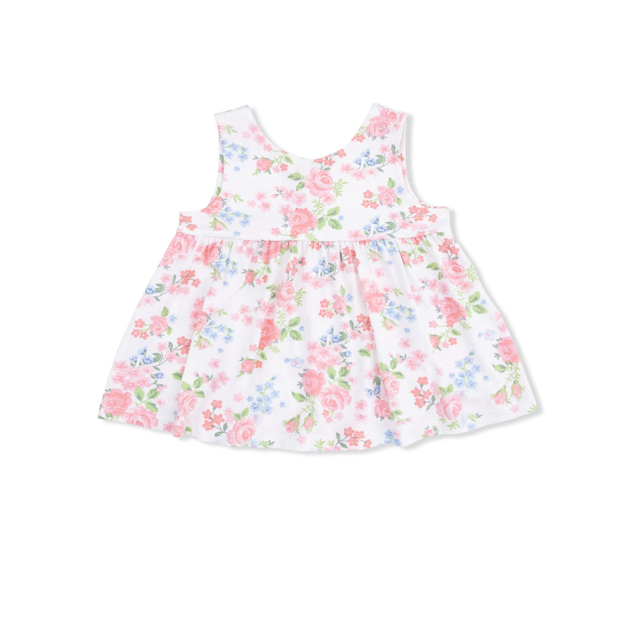 Angel Dear Cute Little Roses - Infant Dress with Bow and Bloomer - 