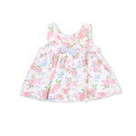 Angel Dear Cute Little Roses - Infant Dress with Bow and Bloomer - 