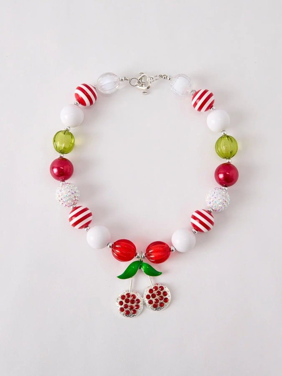 Rylee Faith Designs Cute Vintage Cherry Pendant Necklace for Unique Style and Vintage Elegance - Everetts Place Boutique - 