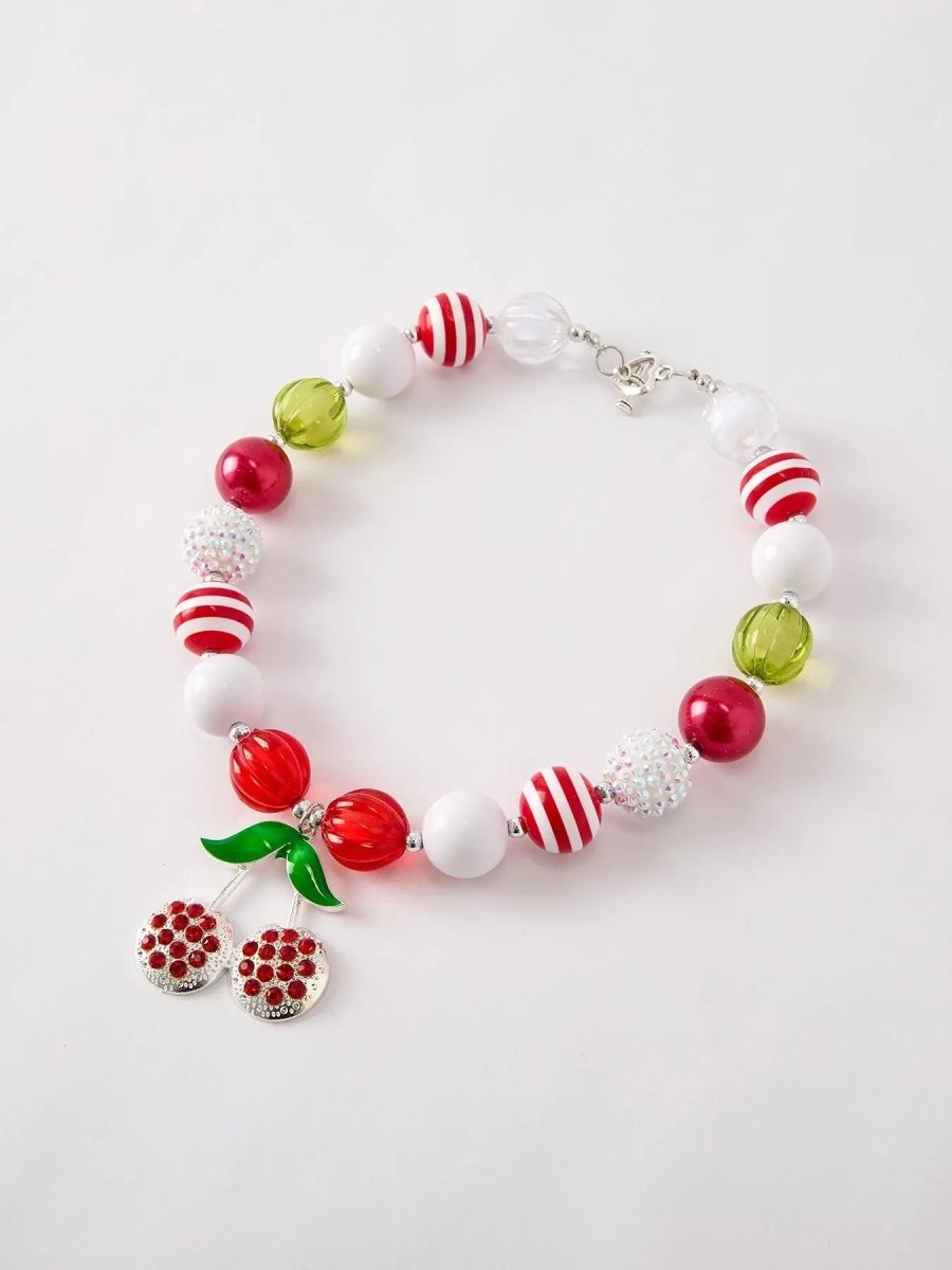 Rylee Faith Designs Cute Vintage Cherry Pendant Necklace for Unique Style and Vintage Elegance - Everetts Place Boutique - 