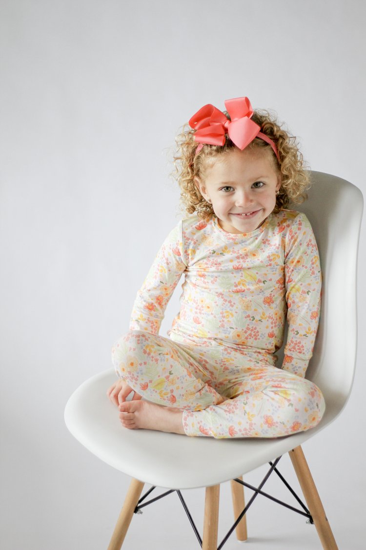 My First Flower: Bamboo Pajamas – Soft, Breathable & Adorable by Rayn’s Tiny Stitches