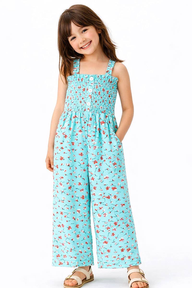 Cutie Patootie Clothing Cutie Patootie Toddler Romper With Smocking And Side Pockets TKD 3103T L33Everetts Place