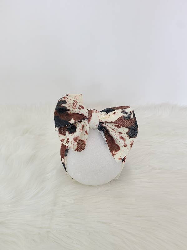 Clover Cottage baby girl's nylon knot headband with soft stretch