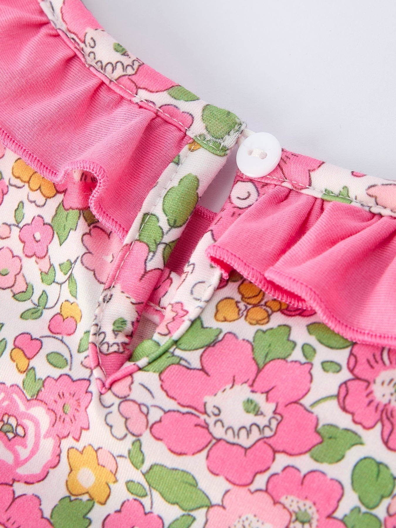 Rylee Faith Designs "DADDY'S GIRL" Bow Embroidered Ruffle Collar Girl DressEveretts Place