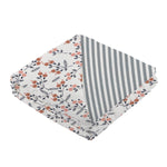 Newcastle Classics Dahlia Bamboo Muslin Blanket with Floral Design for Cozy Kids Snuggles - 