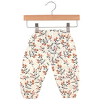 Newcastle Classics Dahlia Floral Bamboo Mini Pants with Soft Breathable Muslin for Babies - 