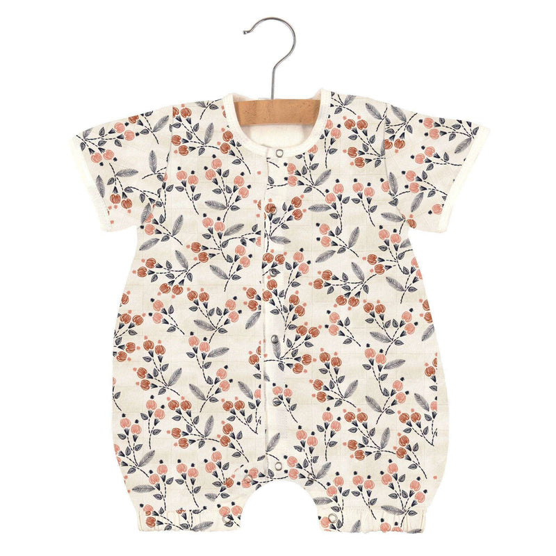 Dahlia Floral BambooOur Newcastle Mini Romper is made of 100% natural bamboo muslin. Soft as silk, and breathable, this loose silhouette allows plenty of room for movement. Snap leg opeEveretts Place: Online Boutique 