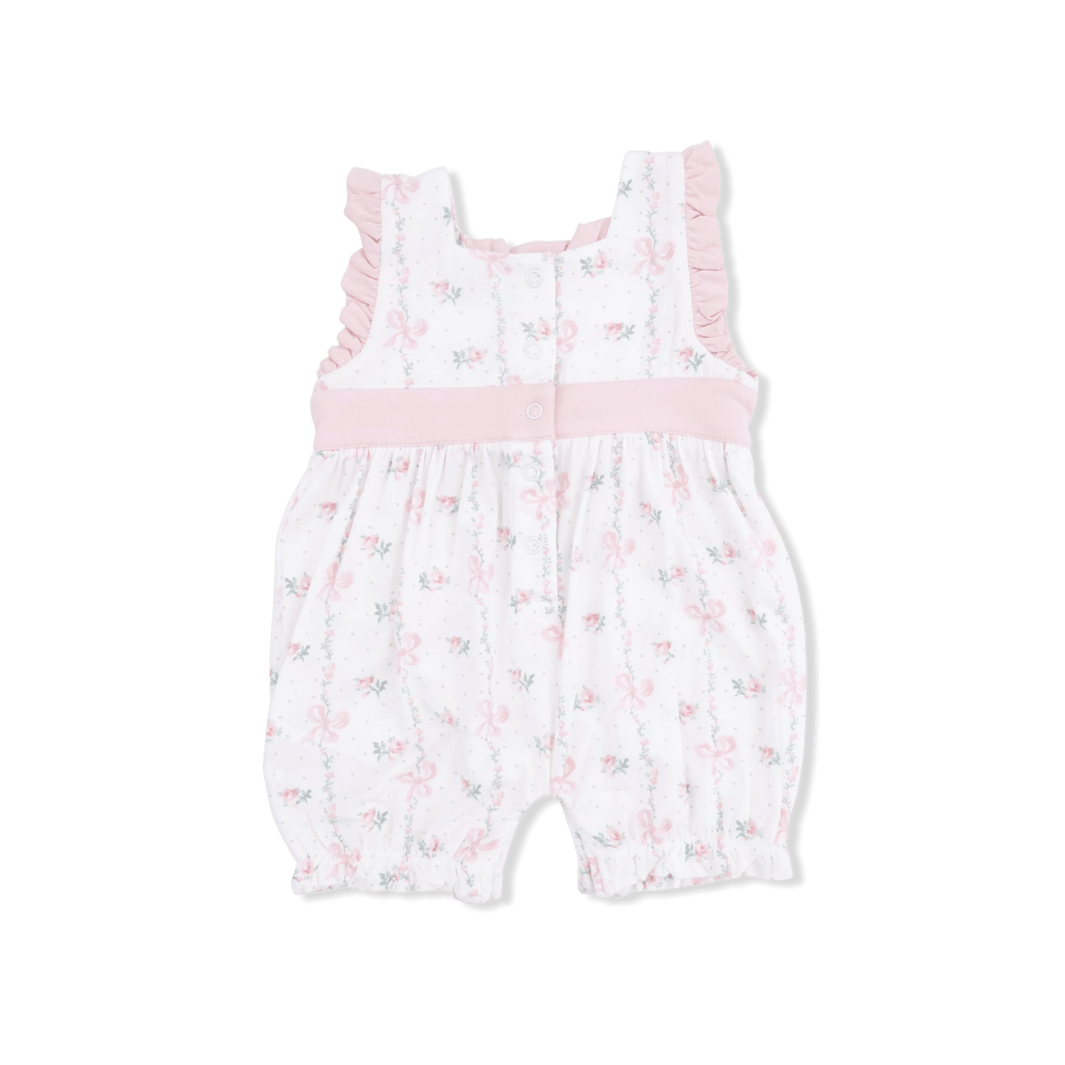 Angel Dear Dainty Buds and Bows - Bow Playsuit - 