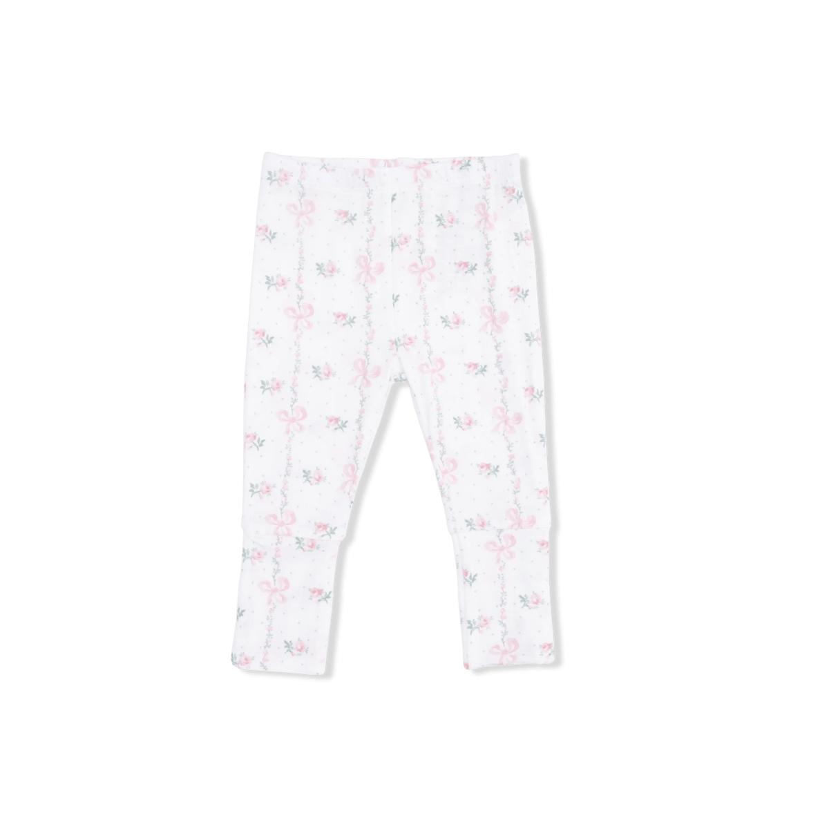Angel Dear Dainty Buds and Bows - Take Me Home Set with Convertible Pant & Swaddle Blanket Set - 