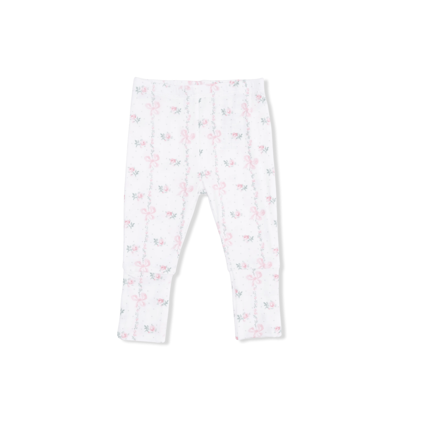 Angel Dear Dainty Buds and Bows - Take Me Home Set with Convertible Pant & Swaddle Blanket Set - 
