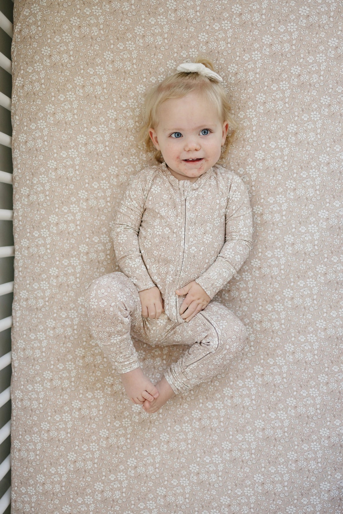 Little Joy Co. Dainty Ditsy Bamboo Crib Sheet - 