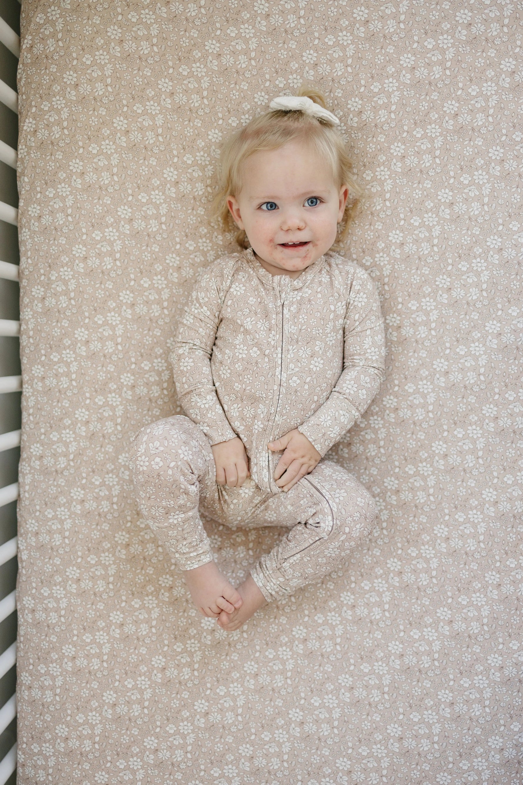 Little Joy Co. Dainty Ditsy Bamboo Crib Sheet - 
