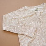 Little Joy Co. Dainty Ditsy Bamboo Zippy Romper Premium Soft 220 GSM - Everetts Place Boutique - 